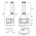 Lareira a Lenha Estela - Rocal
